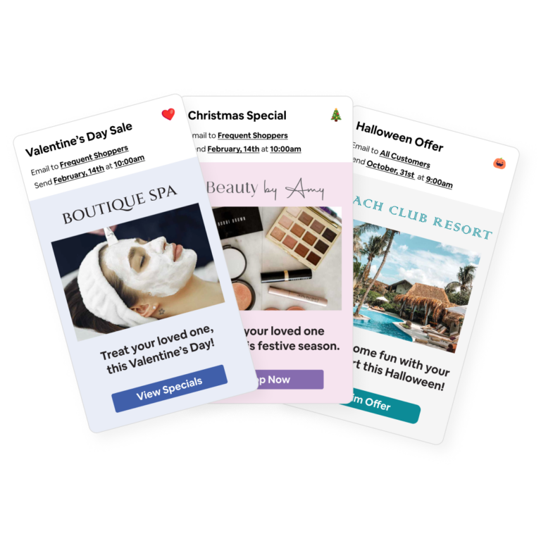 Exquisitely designed email layouts to captivate and drive results.