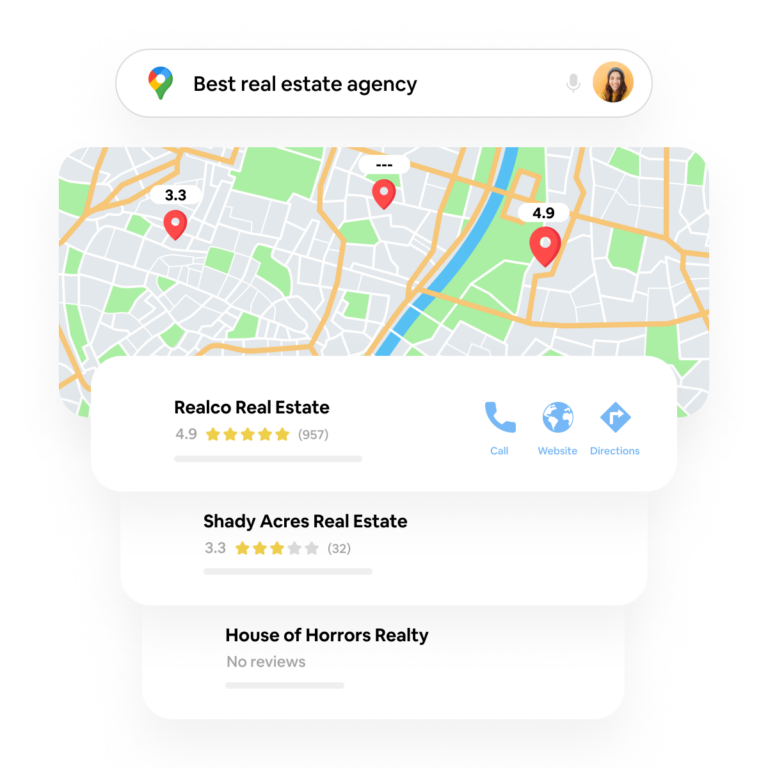 Become the #1 choice by leveraging reviews.