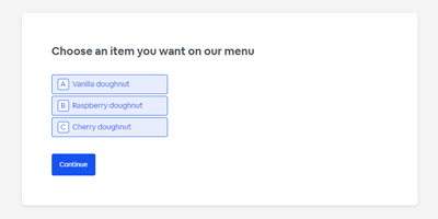 Embedded survey
