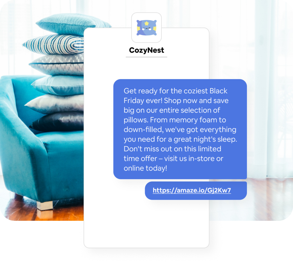Business text messaging tool